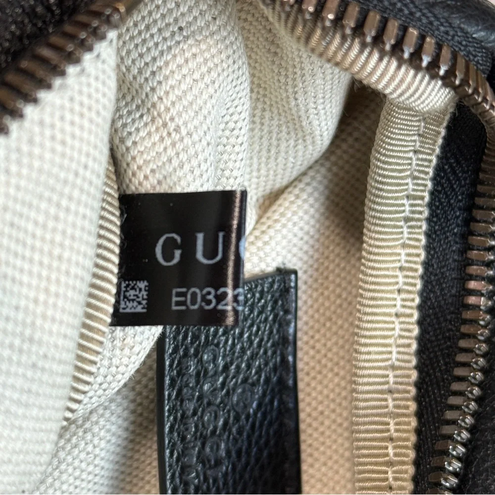 Gucci Logo Belt Bag – GG Supreme Leather Waist Bag - Picture 6 of 8